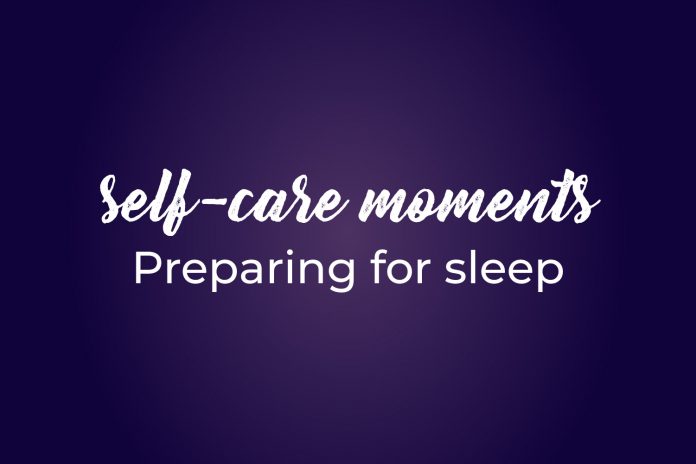 Self care Moments 16 sleep